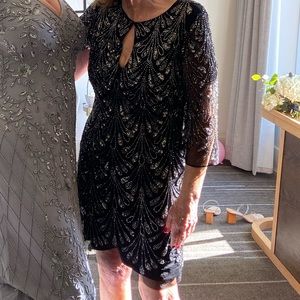 Aiden Mattox Beaded Dress